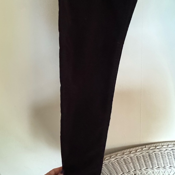 Vintage Candie's Black Low Rise Velvet Skinnt Jeans / Pants size 7 - Picture 5 of 7